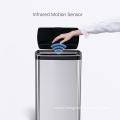 50L automatic bag change trash can 13 gallons trash can sensor stainless steel automatic sensing trash can